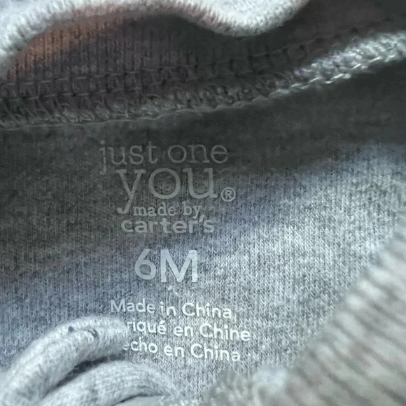 Carters 6 Months Footed Pajamas Little Brother - Picture 5 of 5